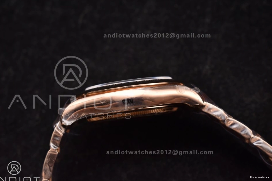 Daytona Best QF 783 126505 RG Edition on Braclet Black V 1:1 Breathable Diamonds RG SH4131 Dial 0816